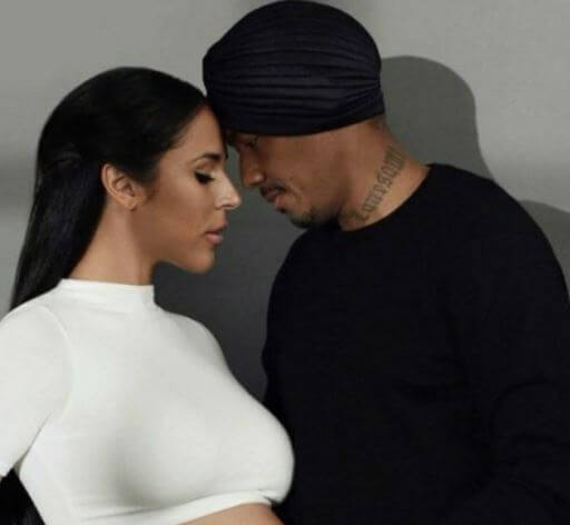 Gabriel Cannon brother Nick Cannon with Brittany Bell.